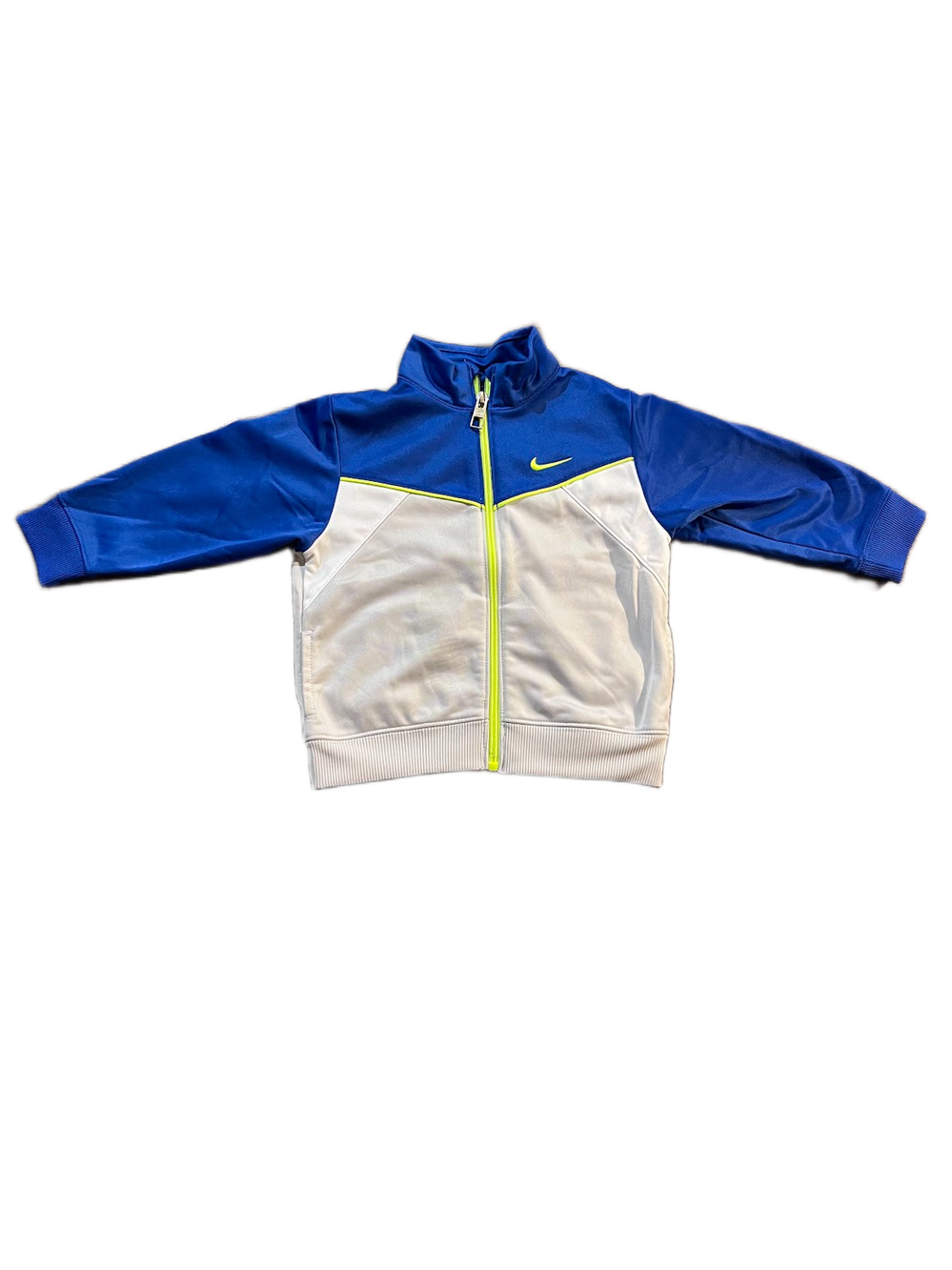 Nike Boys Infant Track Jacket - Size 18 Months Blue Gray Volt